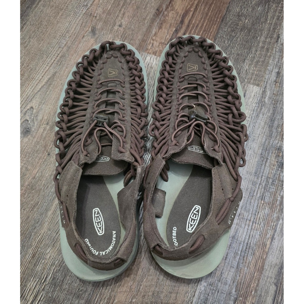 Keen Uneek Cord Sandals Men 10.5 Brown Gorpcore Hiking Outdoor Slide Shoes